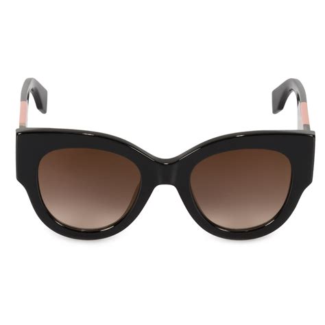 fendi ff cat eye sunglasses|fendi cat eye sunglasses black.